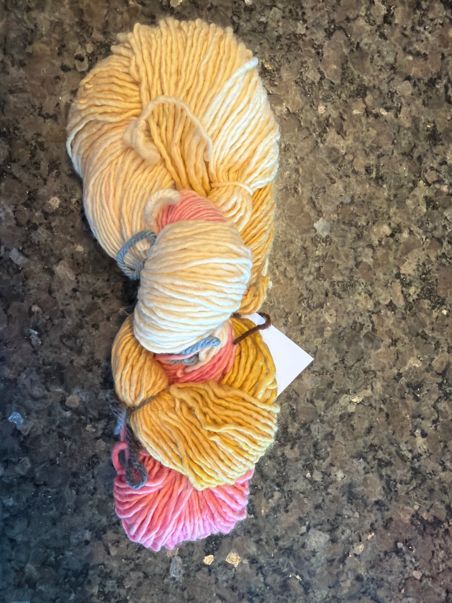 Worsted Superwash Merino (Cochineal/Tumeric)