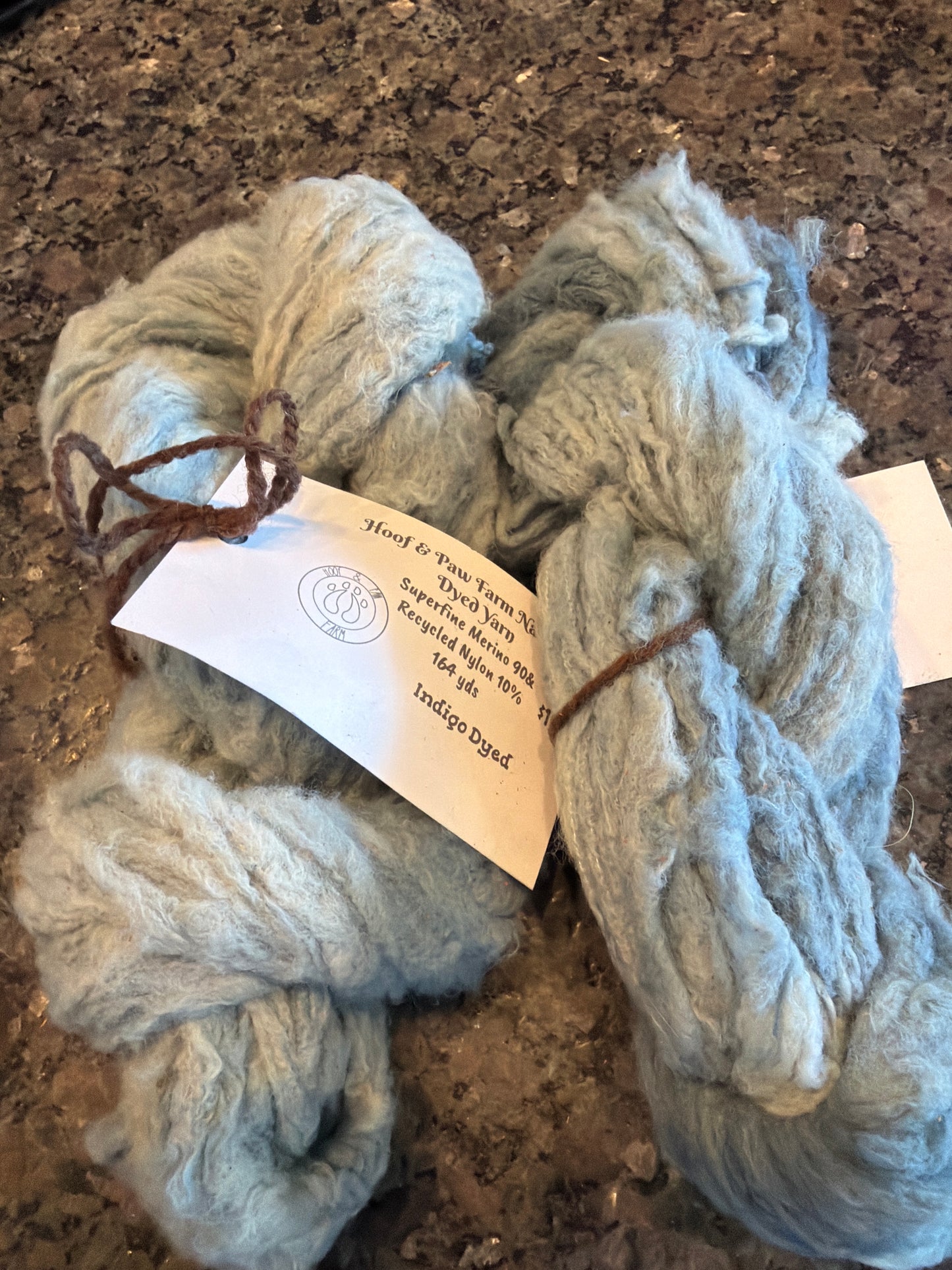 Super Fine Merino Sport Weight Yarn (Indigo)