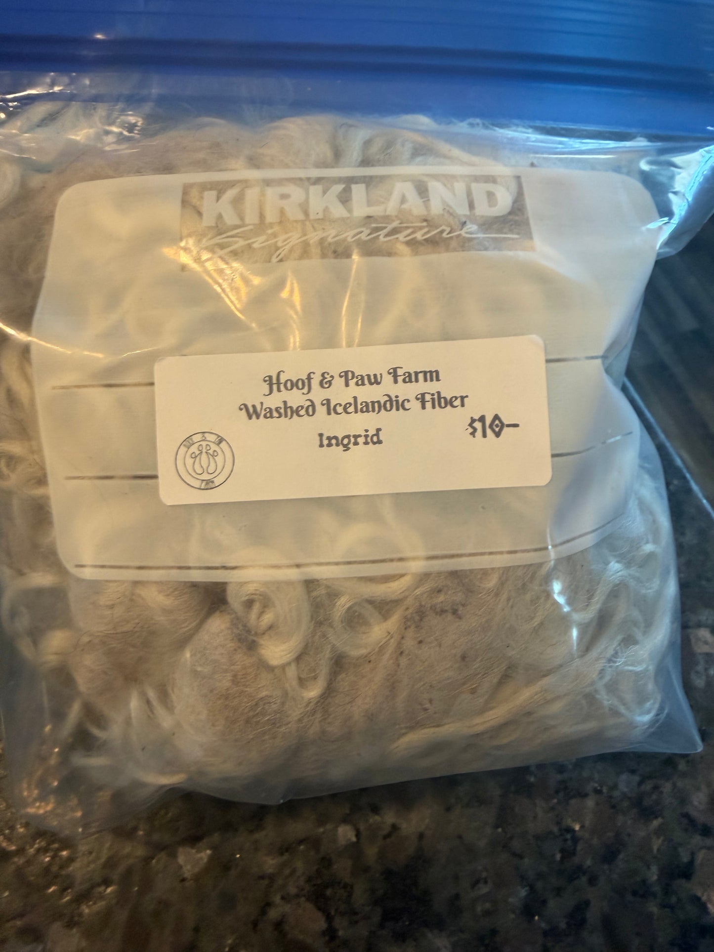 Washed Icelandic Fiber (Ingrid)