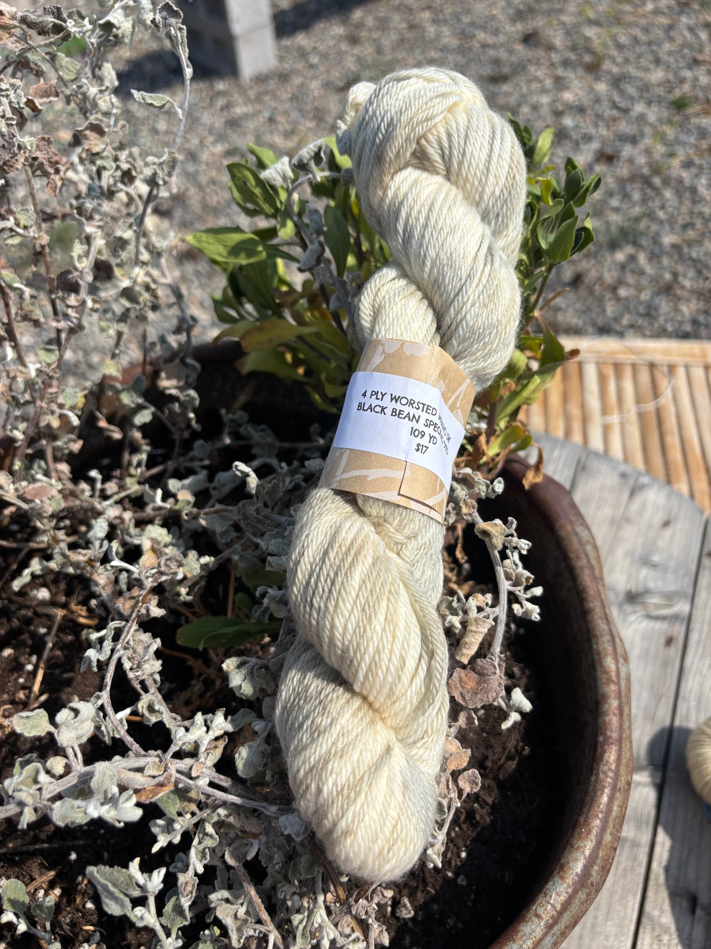 Natural Dyed Yarn-Merigold Dyed Fingerling (3/4 Merino, 1/4 Recycled Nylon) 437 yds
