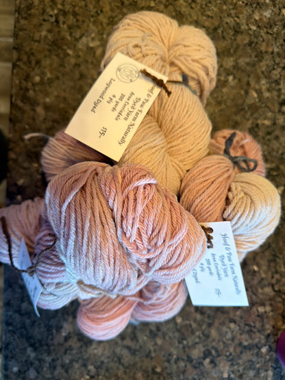 Aran Corriedale Naturally Dyed Yarn (Logwood)