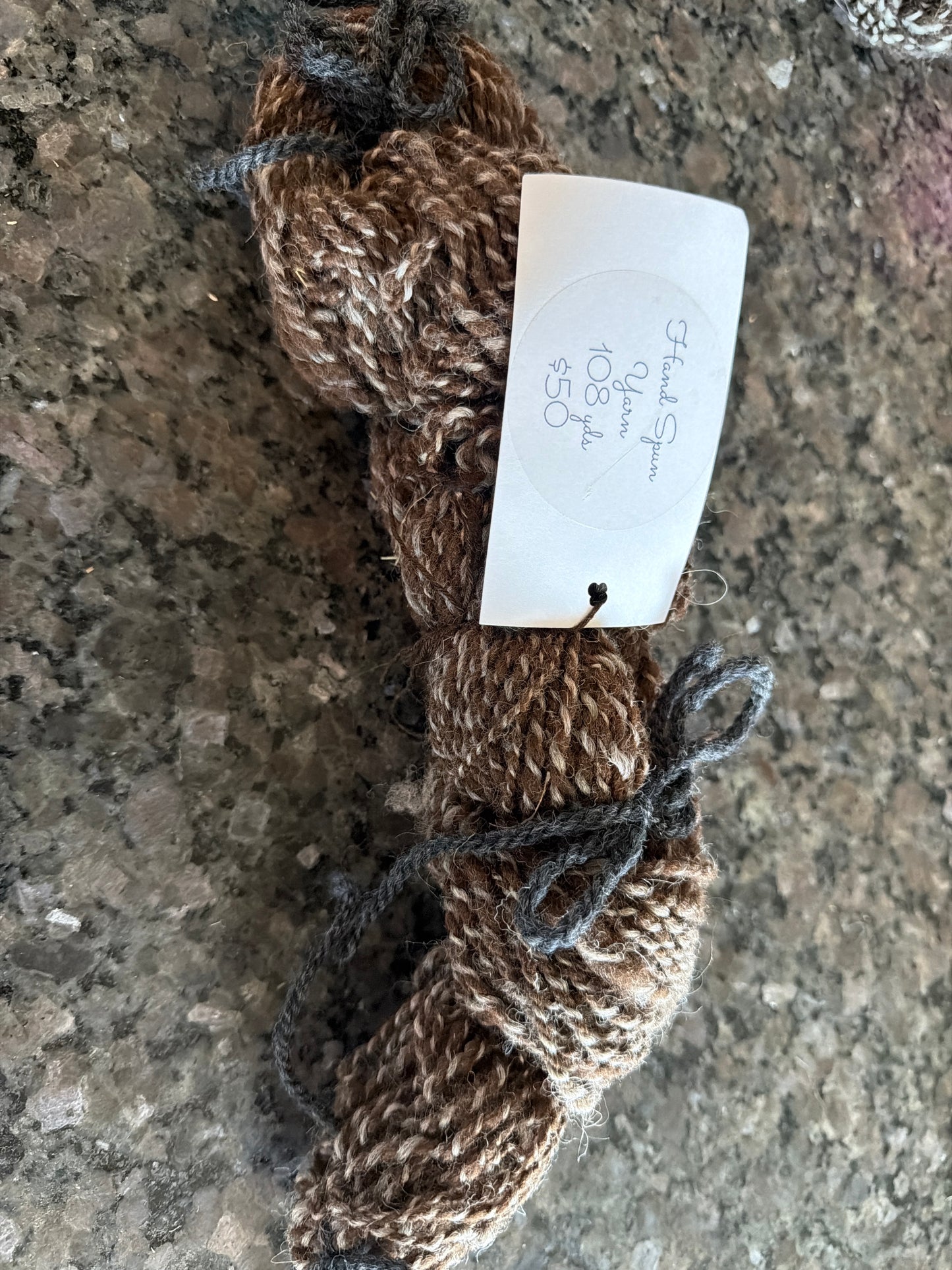 Double ply handspun Shetland Yarn (108 yds)