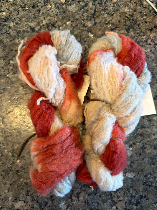 Super Fine Merino Sport Weight Yarn (Madder/Indigo)