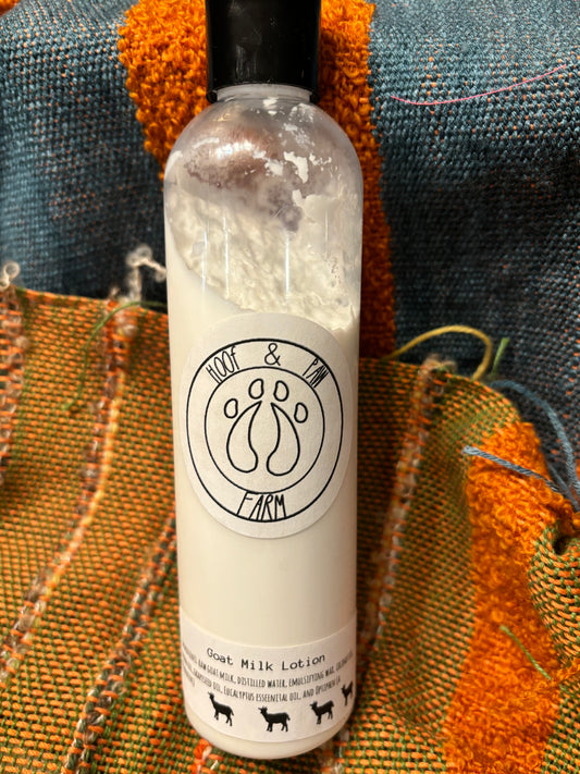 Goat Milk Lotion- Eucalyptus8 0z