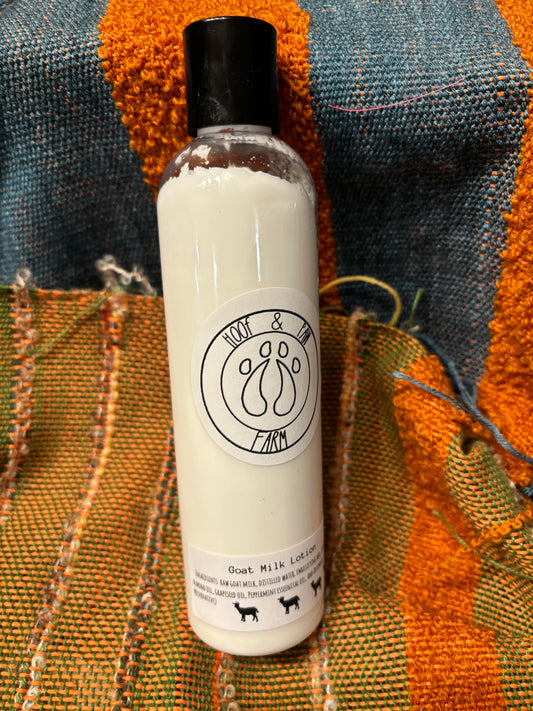 Goat Milk Lotion- Peppermint 8 0z