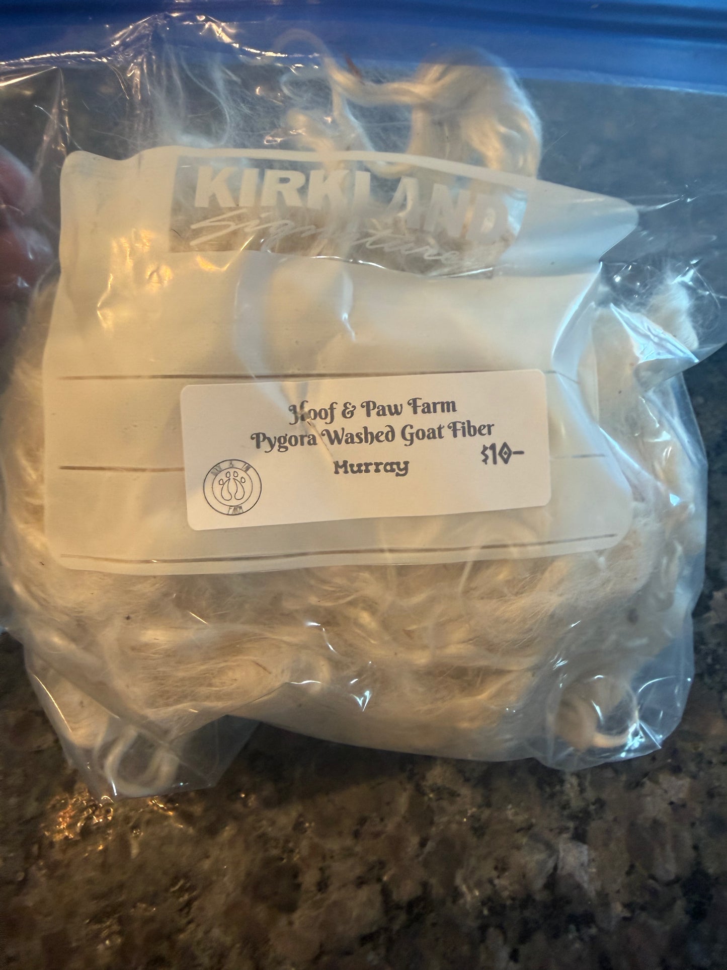 Washed Pygora Goat Fiber (Murray)